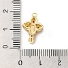 Brass Micro Pave Cubic Zirconia Box Clasps LS-KK-E082-01G-01-3