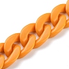 Handmade CCB Plastic Curb Chains AJEW-JB00698-01-2