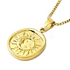 304 Stainless Steel Pendant Necklaces LS-NJEW-K264-01G-2