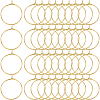 200Pcs Brass Wine Glass Charm Rings KK-SP0001-31A-G-1