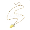 6Pcs 6 Styles Resin Fruit Pendant Necklaces NJEW-JN05204-5