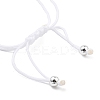 3Pcs Nylon Thread Braided Bead Bracelets BJEW-JB11212-6