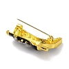 Fashion Golden Zinc Alloy Enamel Pins JEWB-D068-01G-02-2