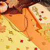 12 Style Olycraft Autumn Theme Alloy Enamel Pendants ENAM-OC0001-14-5