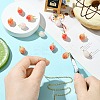 12Pcs 3 Colors Heat Shrink Plastic Enamel Pendants KY-CJ0002-12-5