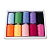 10 Colors Polyester Sewing Thread PW-WG34EA6-01-1
