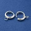 201 Stainless Steel Huggie Hoop Earring Findings STAS-P283-01Y-S-2