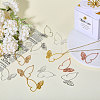 120Pcs 6 Colors Tibetan Style Alloy Pendants FIND-CA0009-24-6