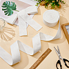 10 Yards Polycotton Wide Ribbons SRIB-WH0011-158-4