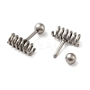 Non-Tarnish 304 Stainless Steel Stud Earrings EJEW-Q795-01P-2