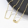Brass Satellite Chains Necklace for Women LS-NJEW-P265-38G-3