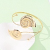 Alloy Cuff Bangles BJEW-Z168-01G-01-3