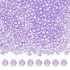 800Pcs UV Plating Transparent Acrylic Beads PACR-GO0001-01-1