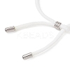Nylon Round Cord Slider Bracelet Makings AJEW-JB01516-03-4