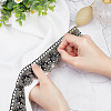 5 Yards Filigree Polyester Lace Trim OCOR-GF0002-13B-5