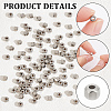 Unicraftale 100Pcs Eco-Friendly 201 Stainless Steel Beads STAS-UN0051-76-5