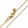 Ion Plating(IP) 304 Stainless Steel Boston Link Chains Necklace for Men Women LS-STAS-E185-05G-2