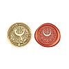Christmas Series Wax Seal Brass Stamp Head AJEW-Z031-04G-22-1