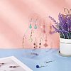 Transparent Acrylic Slant Back Earring Display Stands EDIS-WH0016-046-3