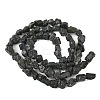 Raw Rough Natural Black Tourmaline Beads Strands G-M453-A01-01-3