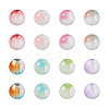 120Pcs 8 Colors Transparent Glass Beads GLAA-CW0001-05-2