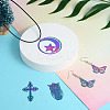 24Pcs 12 Styles PVD Vacuum Plating 201 Stainless Steel Pendants STAS-CW0001-03-9