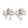 Brass Micro Pave Cubic Zirconia Pendants KK-P271-05P-C-1
