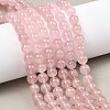 Natural Madagascar Rose Quartz Beads Strands G-Z146-A01-8mm-01-1