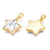 Real 18K Gold Plated Brass Pendants KK-N233-173A-01A-3