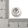 Brass Micro Pave Clear Cubic Zirconia Beads KK-G493-30C-P-4