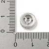 Brass Micro Pave Clear Cubic Zirconia Beads KK-G493-30C-P-4