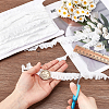 10M 10% Spandex 90% Polyamide Layered Pleated Lace Ribbon OCOR-GA0002-42C-3