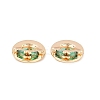 Brass Micro Pave Cubic Zirconia Pendants KK-L261-17G-03-1