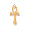 201 Stainless Steel Pendants STAS-R132-06G-1