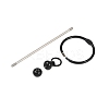 Iron Bar Beadable Keychain Clasps AJEW-R004-02EB-3