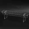 Transparent 1-Tier Acrylic Action Figure Display Risers ODIS-WH0026-21A-1