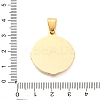 304 Stainless Steel Enamel Pendants STAS-U043-14G-3