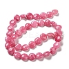Natural White Jade Beads Strands G-M420-F01-01-3
