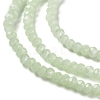 Baking Paint Imitation Jade Glass Bead Strands DGLA-A034-J2MM-A21-3