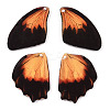 Transparent Resin Wing Pendants Set RESI-TACDZ0021-06A-2