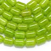 Natural Malaysia Jade Beads Strands G-B165-EM-8x12mm-4