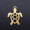 Ion Plating(IP) 304 Stainless Steel Hollow Pendants A-STAS-Q201-JN280-2-1