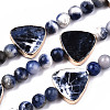 Natural Sodalite Beads Strands G-T131-64-1
