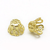 Plated Iron Bell Filigree Bead Caps IFIN-S696-45G-2