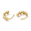 Heart Brass Micro Pave Cubic Zirconia Cuff Earrings for Women EJEW-P281-04G-2