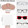 PU Leather Eyeglasses Case AJEW-CN0003-59D-2