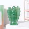 Natural Green Aventurine Angel Figurine Display Decorations G-PW0007-060D-1