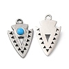 304 Stainless Steel Pendants STAS-R122-04P-2
