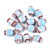 Handmade Millefiori Glass Barrel Beads LS-LA-N002-02D-1