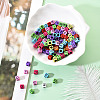 Mixed Color Opaque Acrylic Beads SACR-YW0001-19-6